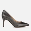 Clarks Women's Dinah Keer Metallic Court Shoes - Pewter - Image 1