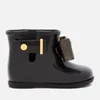 Mini Melissa Toddlers' Sugar Rain Bow 18 Boots - Black - Image 1