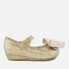 Mini Melissa Toddlers' Ultragirl Bow Glitter 18 Ballet Flats - Gold - Image 1