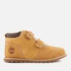 Timberland Toddlers' Pokey Pine Warm Lined Velcro Boots with Faux Fur - Wheat Naturebuck - Image 1