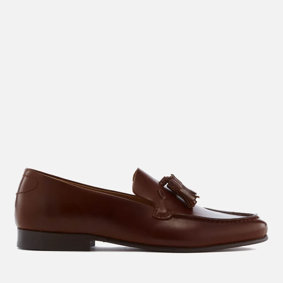 Hudson London Men's Bernini Leather Tassel Loafers - Tan Image 1