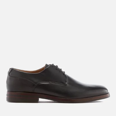 Hudson London Men's Enrico Leather Derby Shoes - Black