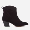 Hudson London Women's Karyn Suede Heeled Ankle Boots - Black - Image 1