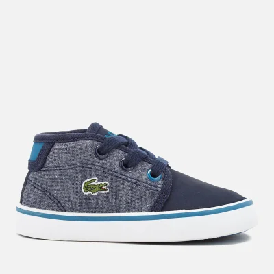 Lacoste Toddlers' Ampthill 317 1 Mid Top Trainers - Navy