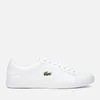 Lacoste Men's Lerond Bl 1 Leather Trainers - White - Image 1