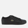 Lacoste Kids' Straightset Bl 1 Cupsole Trainers - Black - Image 1