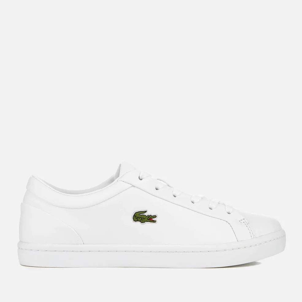 Lacoste Women's Straightset Lace 317 3 Cupsole Trainers - White Image 1
