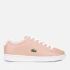 Lacoste Kids' Carnaby Evo 317 6 Trainers - Light Pink - Image 1