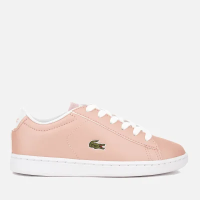 Lacoste Kids' Carnaby Evo 317 6 Trainers - Light Pink
