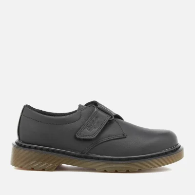 Dr. Martens Kids' Jerry J Soft T Leather Single Strap Shoes - Black