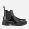 Dr. Martens Kids' Banzai Patent Lamper Leather Chelsea Boots - Black - Image 1