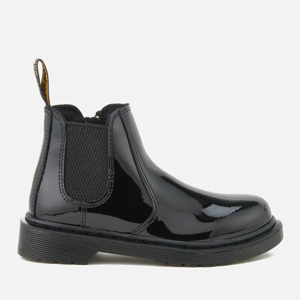 Dr. Martens Kids' Banzai Patent Lamper Leather Chelsea Boots - Black Image 1