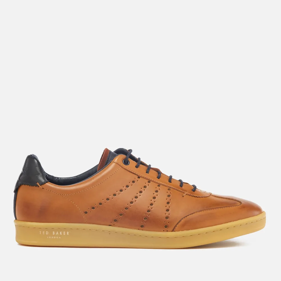 Ted Baker Men's Orlee Leather Cupsole Trainers - Tan Image 1