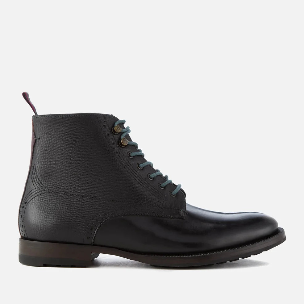 Ted Baker Men's Dhavin Leather Lace Up Boots - Black Image 1