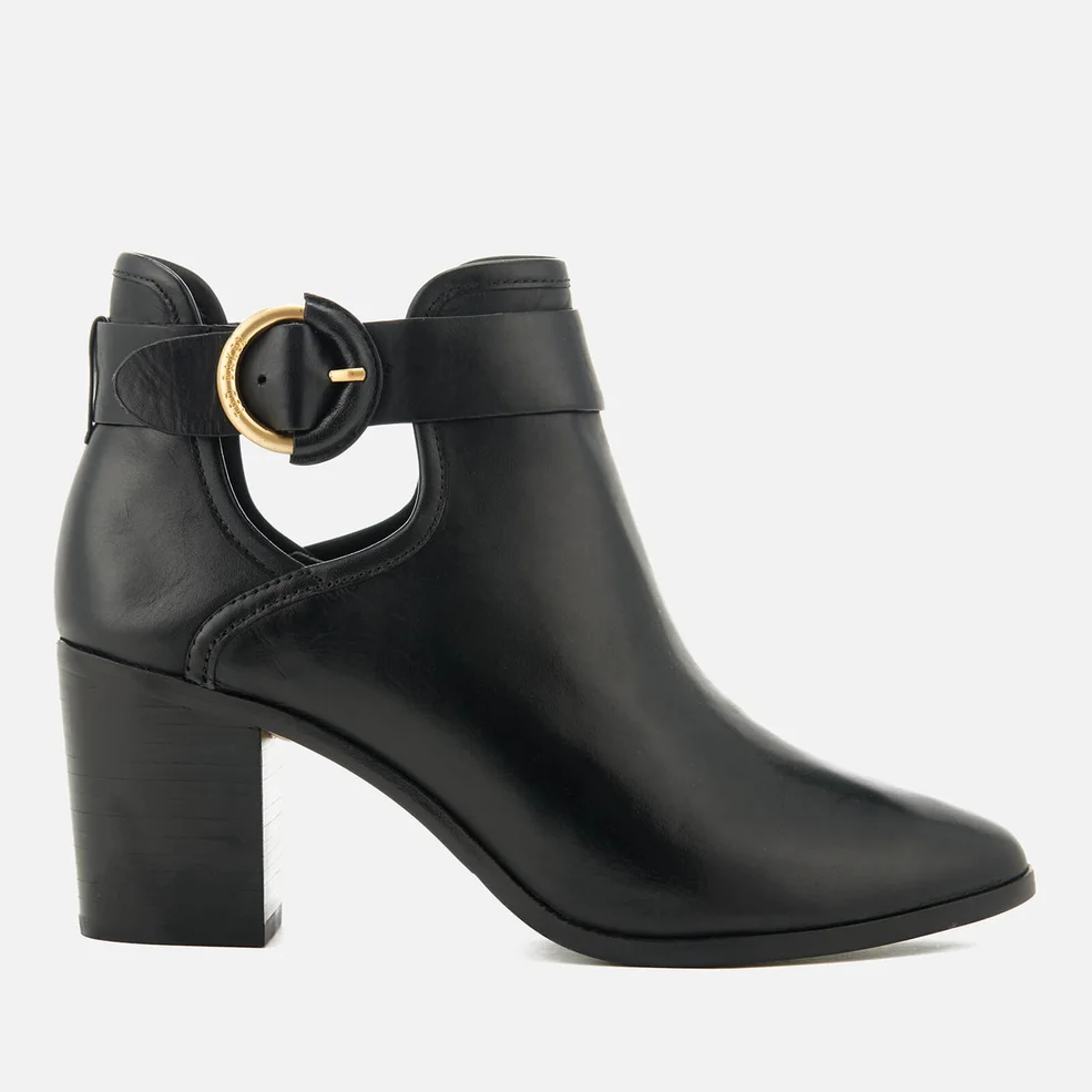 Ted Baker Women's Sybell Leather Heeled Ankle Boots - Black Image 1