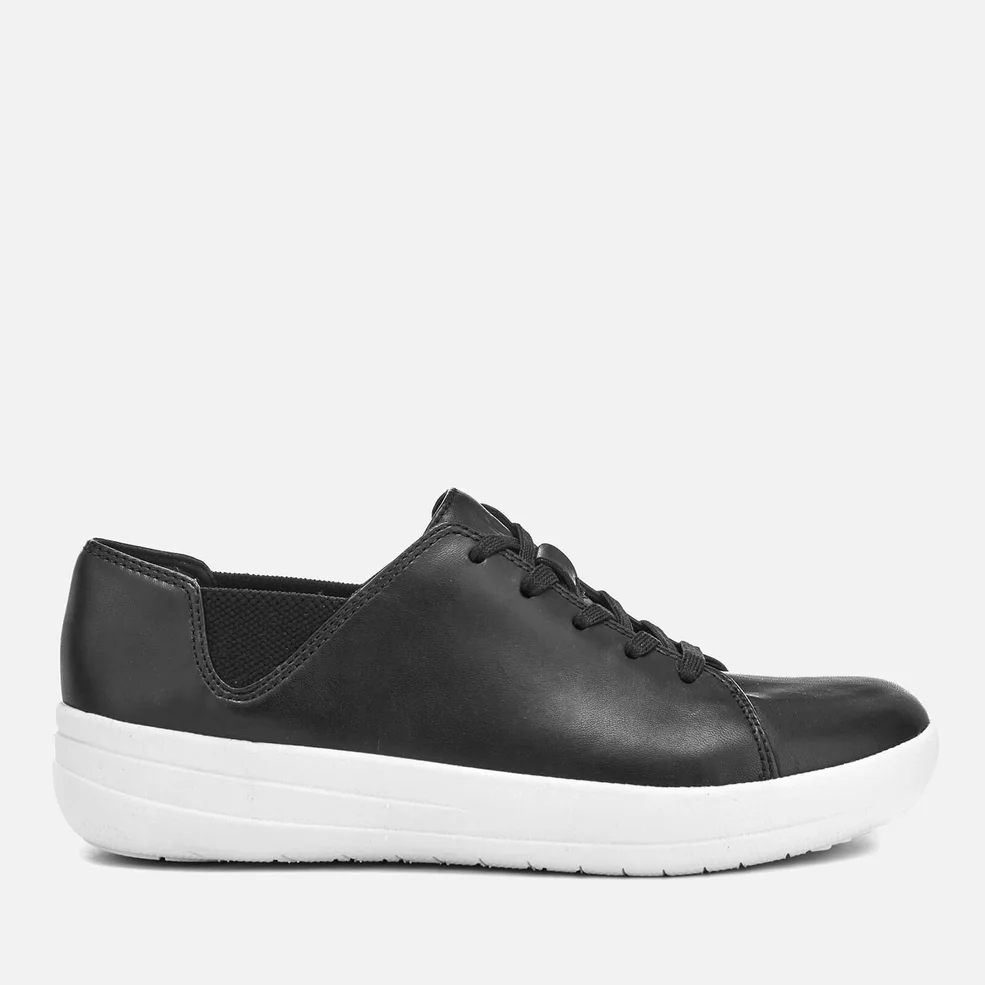 FitFlop Women's F-Sporty Lace Up Leather Trainers - Black Image 1