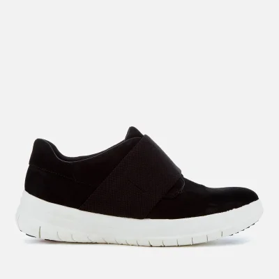 FitFlop Women's Suede Elastic Trainers - Black