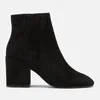 Ash Women's Eden Suede Heeled Ankle Boots - Black - Image 1