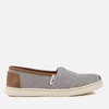TOMS Kids' Seasonal Classic Chambray Slip On Pumps - Frost Grey - Image 1