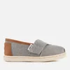TOMS Toddlers' Seasonal Classic Chambray Slip On Pumps - Frost Grey - Image 1