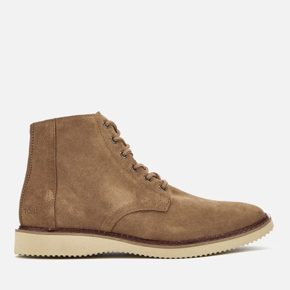 TOMS Men's Porter Suede Lace Up Boots - Toffee Image 1