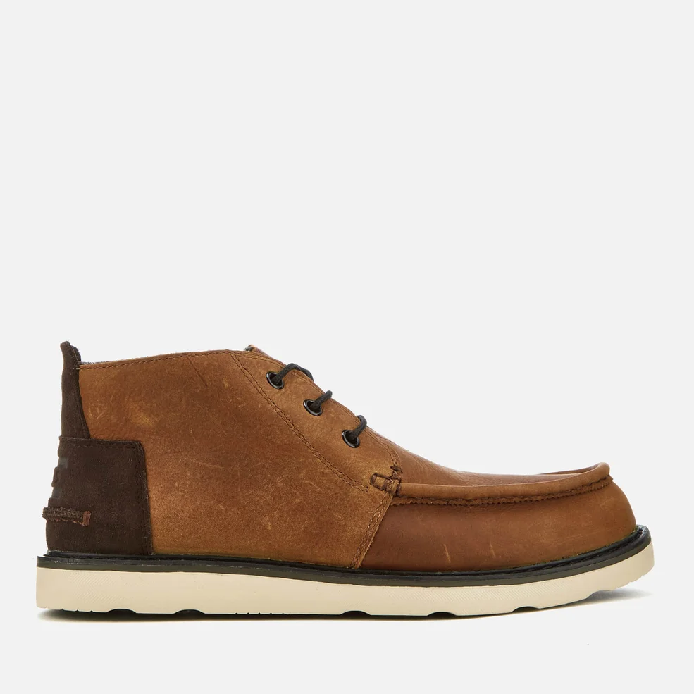 TOMS Men's Waterproof Leather Chukka Boots - Brown Image 1