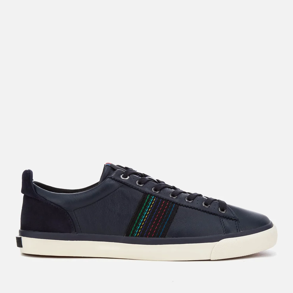 PS Paul Smith Men's Seppo Leather Cupsole Trainers - Navy Image 1