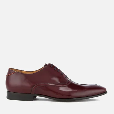 PS by Paul Smith Men's Starling High Shone Leather Oxford Shoes - Burgundy