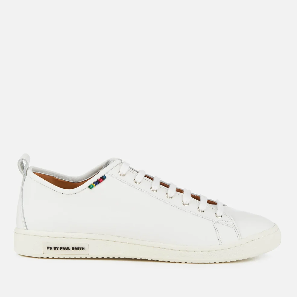 PS by Paul Smith Men's Miyata Leather Trainers - White Image 1