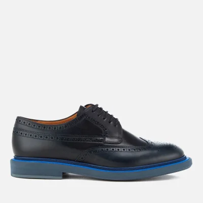 PS by Paul Smith Men's Junior Burnished Leather Brogues - Navy