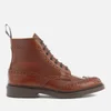 Tricker's Men's Stow Leather Brogue Lace Up Boots - Caramel - Image 1
