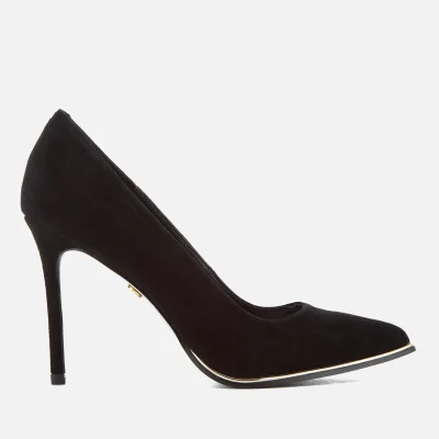 KG Kurt Geiger Women's Beauty Suede Court Shoes - Black