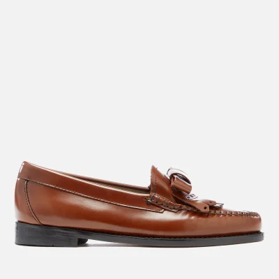 Bass Weejuns Women's Esther Bow Leather Loafers - Cognac