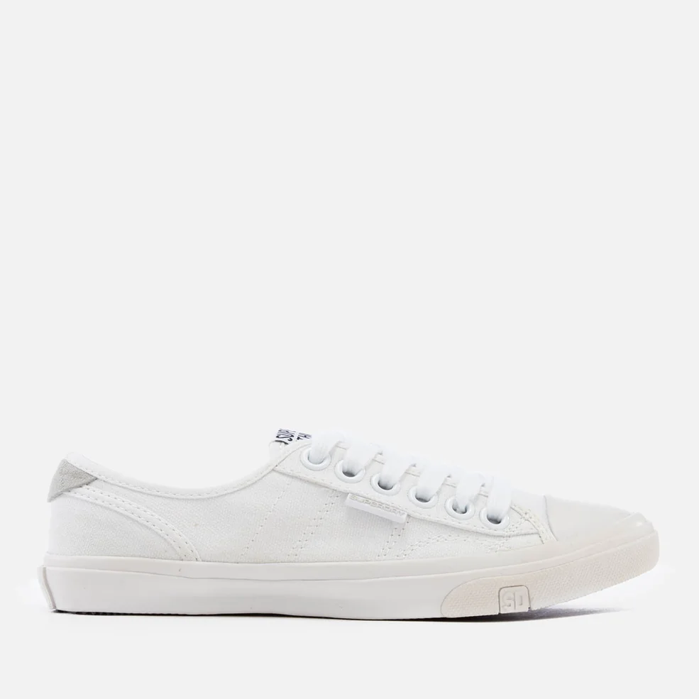 Superdry Women's Low Pro Trainers - White/White Image 1