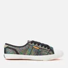 Superdry Women's Low Pro Print Trainers - Petrol Irridescent Crackle - Image 1