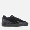 Android Homme Men's Omega Low Suede/Patent Leather Trainers - Black - Image 1