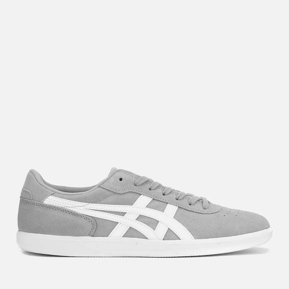 Asics Lifestyle Men's Precussor TRS Suede Court Trainers - Mid Grey/White Image 1