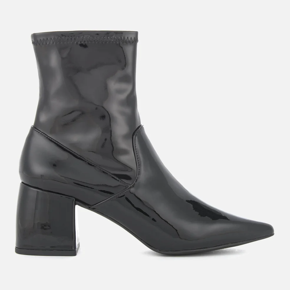 Senso Women's Simone Patent Leather Heeled Boots - Ebony Image 1