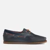 Polo Ralph Lauren Men's Dayne Smooth Oil Leather Boat Shoes - Newport Navy - Image 1