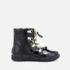 UGG Toddlers' Ager Patent Leather Hiker Boots - Black - Image 1