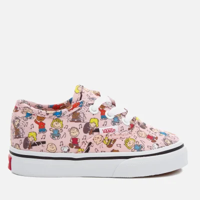 Vans X Peanuts Toddlers' Authentic Trainers - Dance Party/Pink