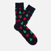Happy Socks Mens Fruit Pattern Socks - Navy - UK 7.5-11.5 - Image 1