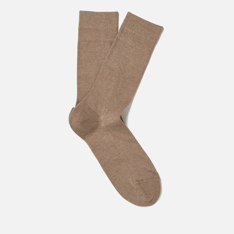 FALKE Men's Family Socks - Nutmeg Melange Image 1