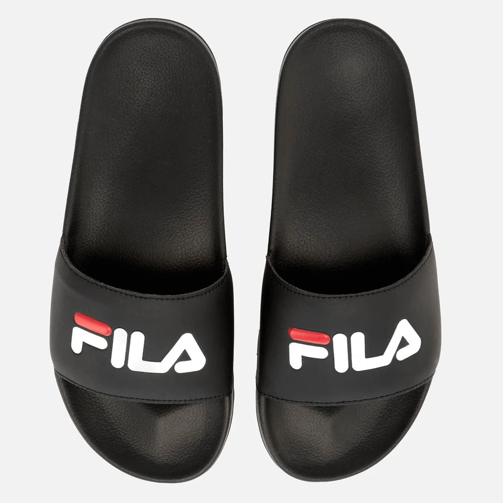 FILA Drifter Slider Sandals - Black/FILA Red/White Image 1