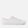Converse Women's Chuck Taylor All Star Dainty Ox Trainers - White/White/Gold - Image 1