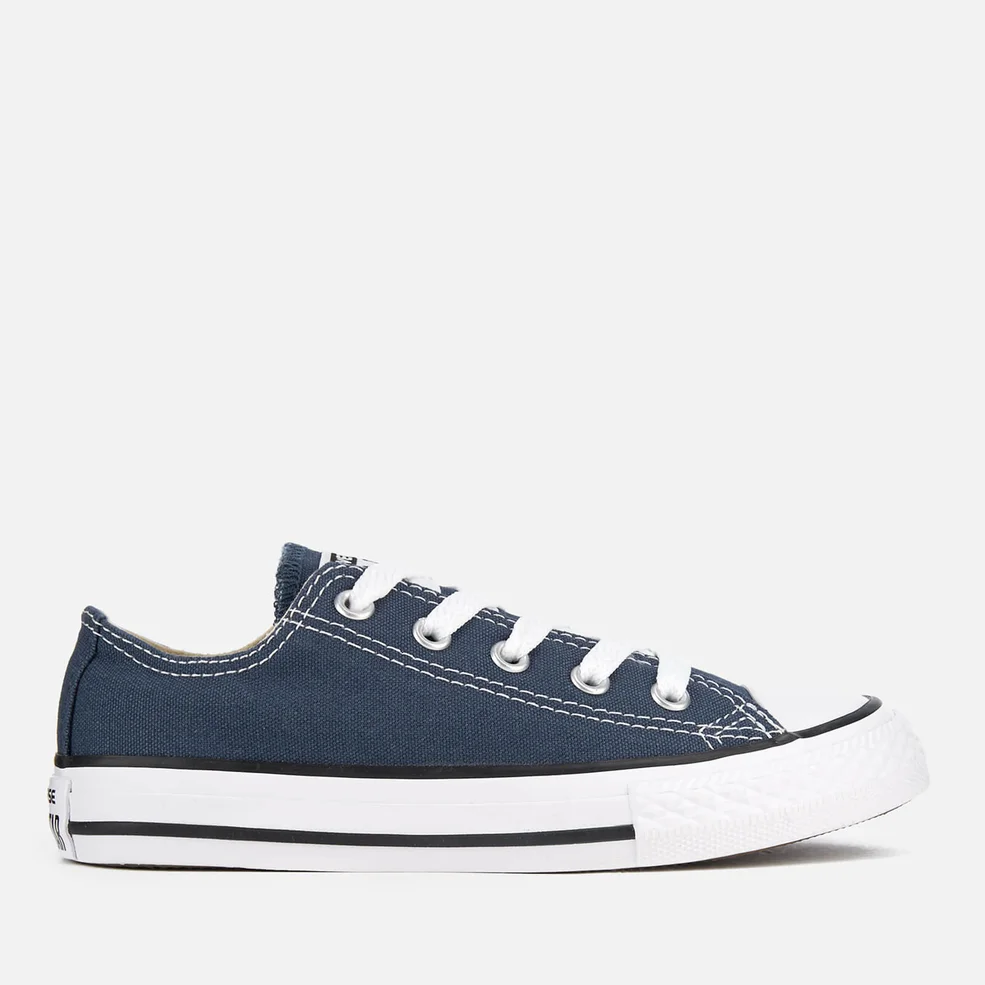 Converse Kids Chuck Taylor All Star Ox Trainers - Navy Image 1