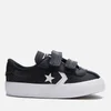 Converse Toddlers' Breakpoint 2V Leather Ox Trainers - Black/White/Black - Image 1