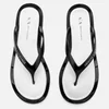 Armani Exchange Women's PVC Flip Flops - Nero/Argento - Image 1