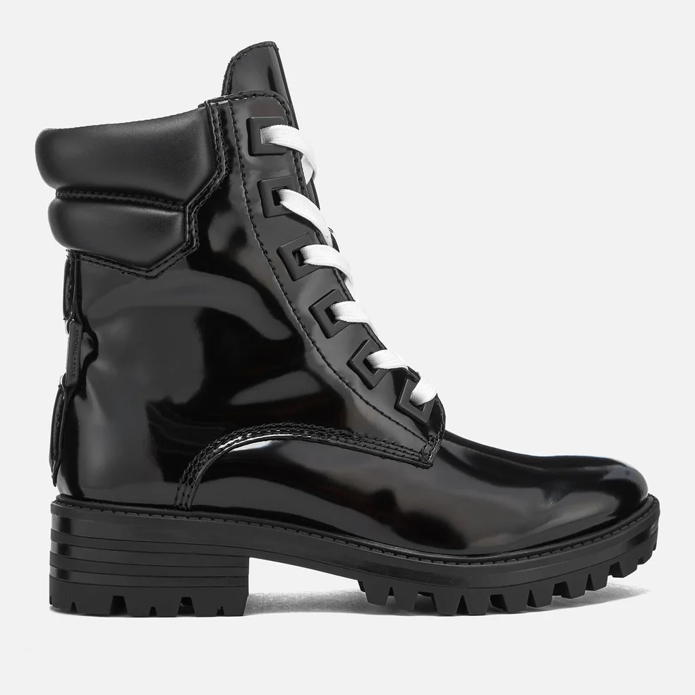 Kendall + Kylie Women's East Leather Lace Up Boots - Black Image 1