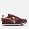 Diadora Heritage Women's Trident W Low Satin Suede Runner Trainers - Violet Port Royale - Image 1